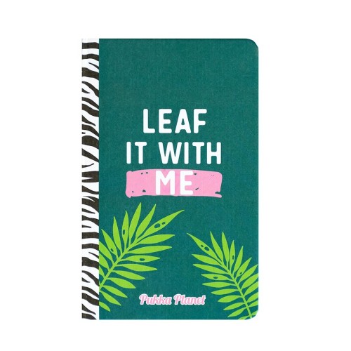 Pukka Planet Soft Cover Notebook Leaf it with Me 130mm x 210mm 192 Pages 90gsm Pukka Planet Soft Cover Notebook Leaf it with Me 130mm x 210mm 192 Pages 90gsm
